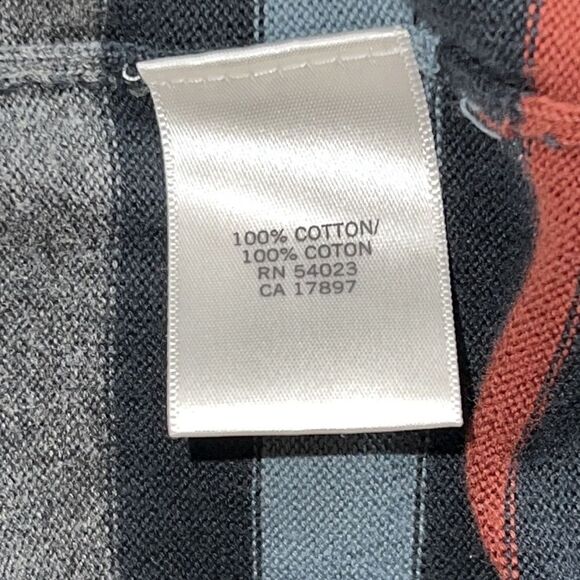 Banana Republic Striped Long Sleeve V-Neck Shirt. Size Medium. - Picture 7 of 7